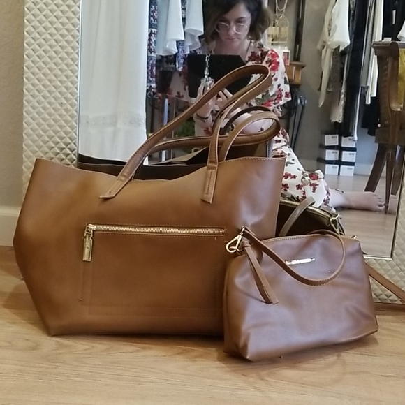 Steve Madden Brown Tote Crossbody 